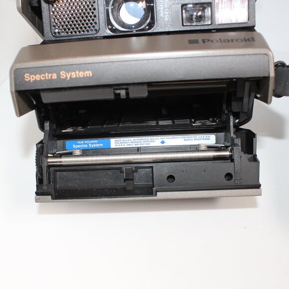 Vintage Polaroid Spectra System Camera in Original Case, Strap, Manual UNTESTED - Picture 4 of 16